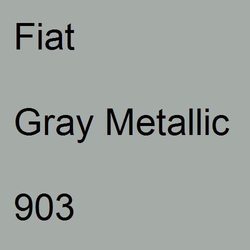 Fiat, Gray Metallic, 903.